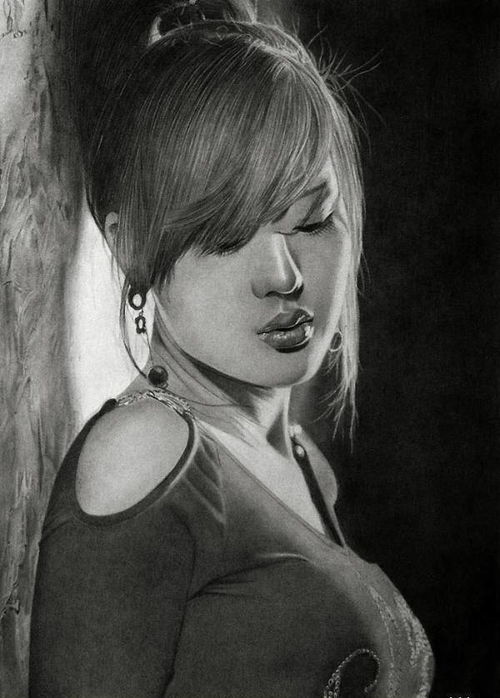  精美素描作品欣赏北京校尉美术