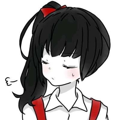 头像ins侧脸韩系漫画女生