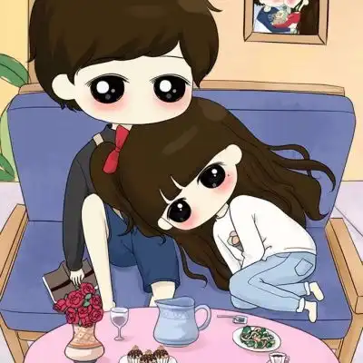  好看高清优质动漫情侣头像,看了感觉很幸福很温暖的