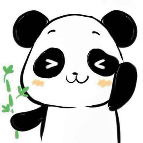  求一张这个熊猫头像右上角不要有1显示的原图