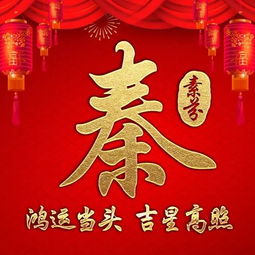  姓氏头像换个头像沾沾喜气,46款鸿运当头中国风艺术壁纸,快来找找您的