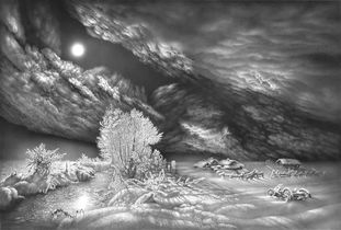  这些艺术家笔下的雪景,比真实的雪还要美