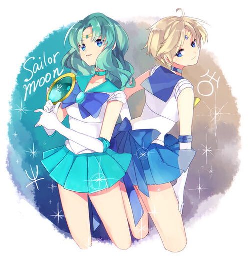  美少女战士,动漫,二次元,天王星,海王星