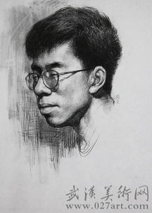  素描头像作品图片,素描人头像美术作品15.3.00271