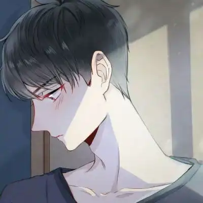  江孑手绘二次元男生头像