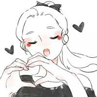  百合头像一左一右唯美唯美百合头像一对两张素描