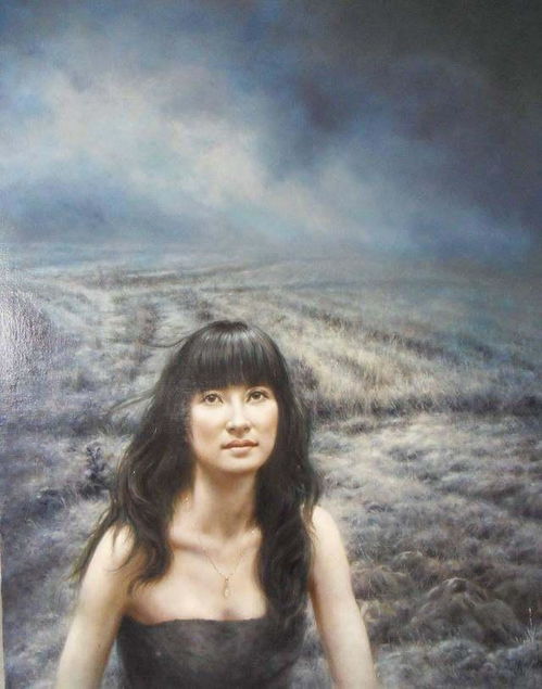  人体绘画年轻艺术家唯美女性人物油画作品欣赏