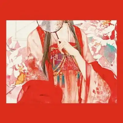  红色背景古风系列