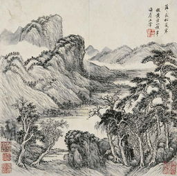 微信头像山水画图片山水