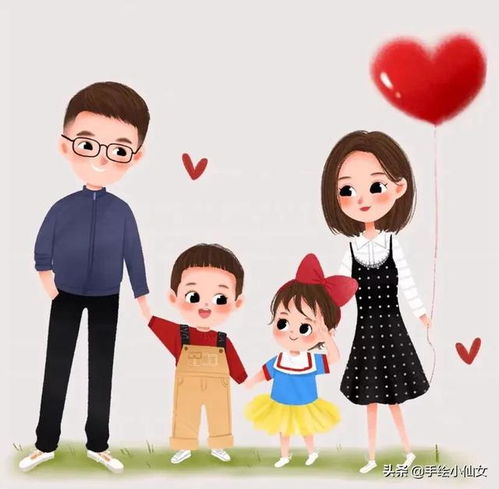  换一换你的头像吧多款亲子卡通漫画头像用漫画记录温馨的画面