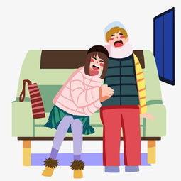  手绘春运坐车的孩子插画图片素材其他格式下载动漫人物大全