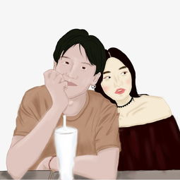  七夕节依偎在一起的情侣图片素材其他格式下载动漫人物大全