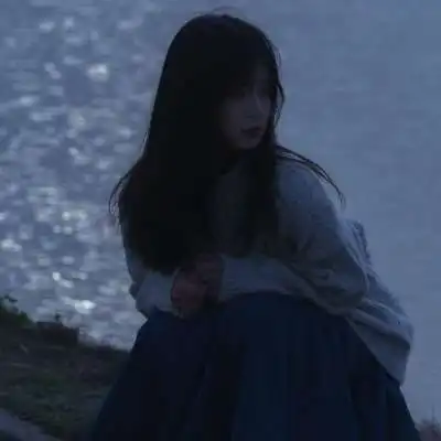  蓝色超仙女生头像,仙气蓝色系女生头像