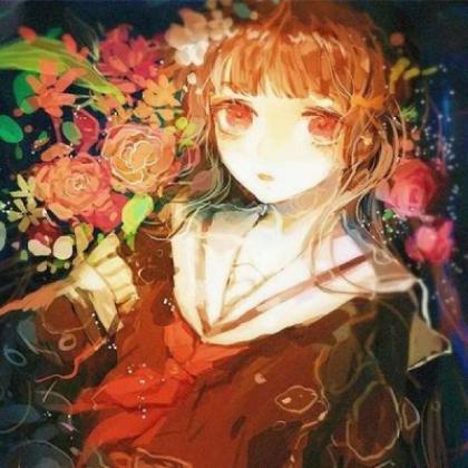  二次元梦幻唯美女生头像,小清新动漫女生20p