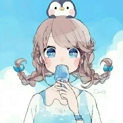 女生漫画头像蓝色系 女生漫画头像蓝色系