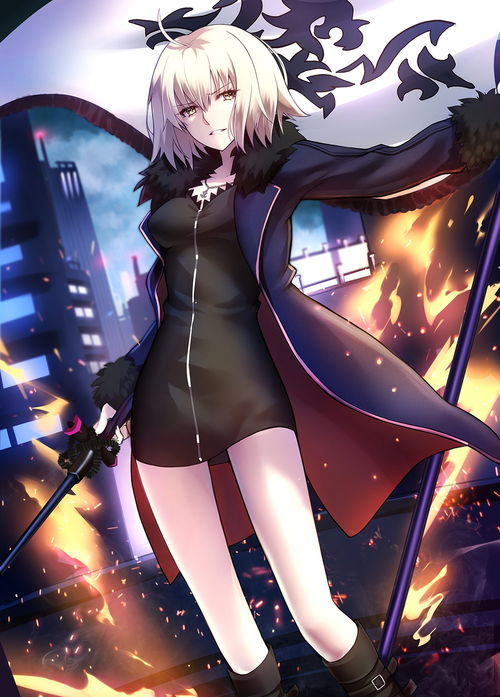  fgo龙之魔女黑贞德美图赏新宿私服篇二开门啊master,你点的奥尔良烤鸡做好啦