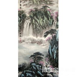  春意浓山水画蒋昌宏作品类别国画山水作品