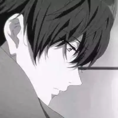  黑白动漫头像丧清晰图片