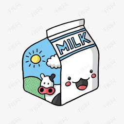  可爱纯牛奶喝卡通手绘素材图片免费下载高清png千库网图片编号9399910