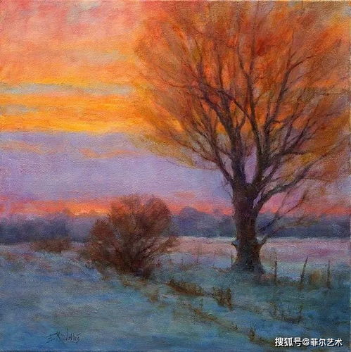  美国画家埃里克沃利斯迷人的风景油画,醉人的色彩,美极了