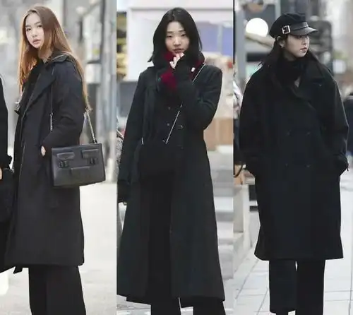  论黑色系搭配,还是韩国美女最会穿,个性时髦又耐看,太高级了