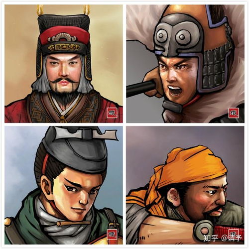  睿哥学画的黑历史最差劲的三国人物头像