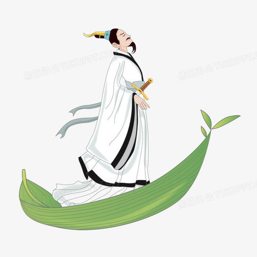 屈原头像图片素材