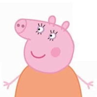  粉猪卡通情侣头像吧萌呆微信头像图片大全