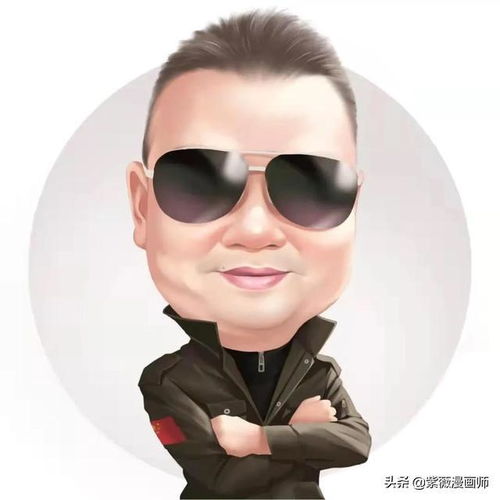  换一换你的头像吧中年大叔手绘3d头像夸张幽默有趣