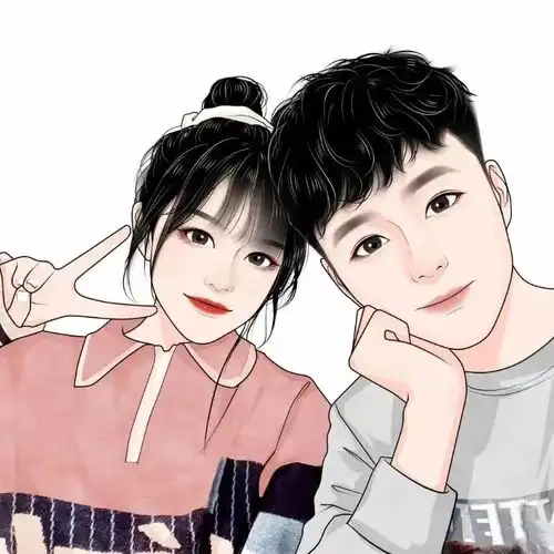  qq头像女生2023最新版,2023最火一男一女情侣头像