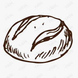  素描面包素材图片免费下载高清png千库网图片编号8224474