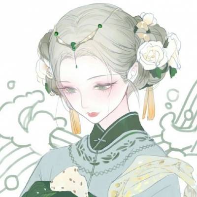  动漫古风女头动漫精选清冷唯美古风女头