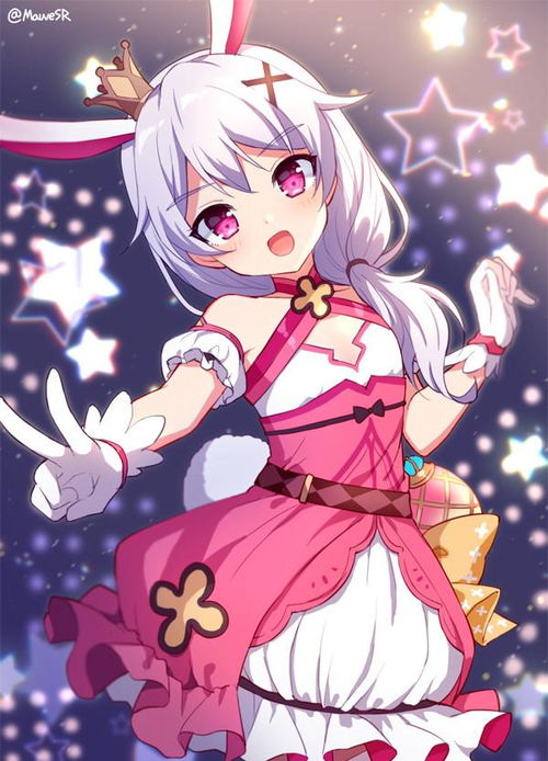  二次元美图,动漫壁纸闪闪发光的美少女