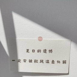  纸条式背景图夏日的遗憾
