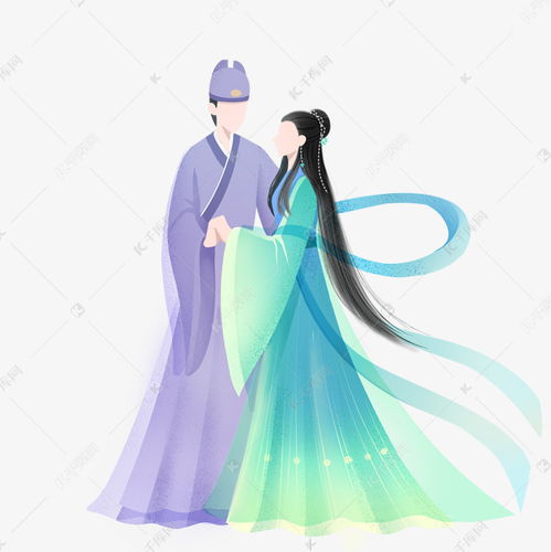  七夕古代古风情侣爱情孔雀东南飞刘兰芝焦仲卿素材图片免费下载千库网