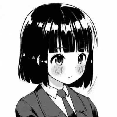  微信黑白日系女生动漫头像图片,黑白系动漫头像女