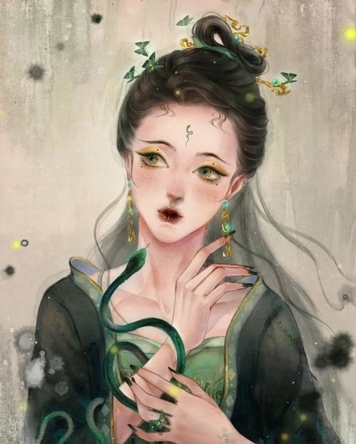  古风插画十二生肖拟人合集