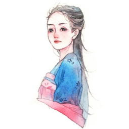  阳光清新手绘女生头像最新2018我想要的不是喜欢而是偏爱