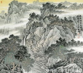  画家林德坤竖幅山水国画佳赏,令人心驰神往的山水画境