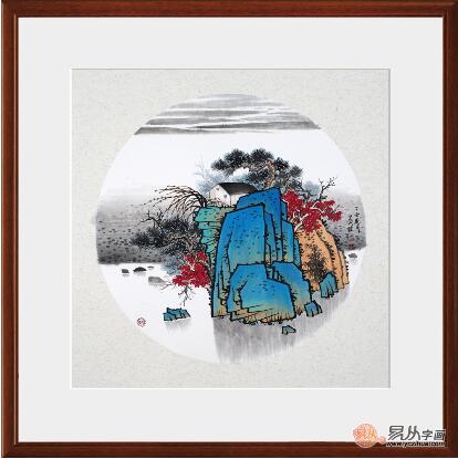  客厅背景墙装饰画,原来高品位真的是装出来的