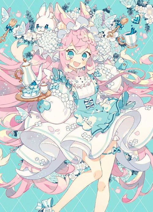  p站美图推荐粉蓝色调美少女特辑