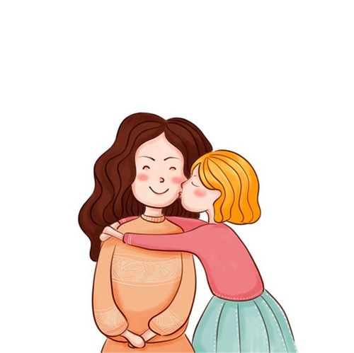 母子卡通头像微信母女