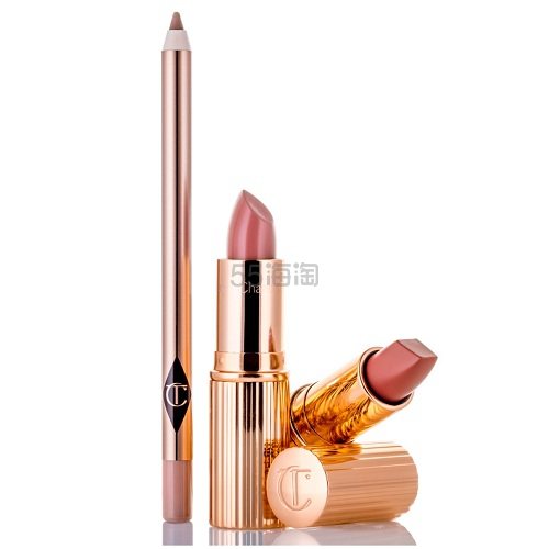  价值90charlottetilbury唇膏两只装唇线笔