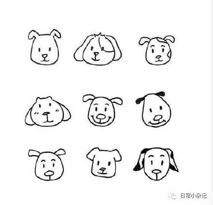  一组可爱的简笔画,打发时间可用