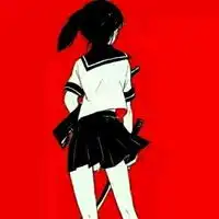  红色系列情侣头像一对动漫红底唯美情侣头像一对两张