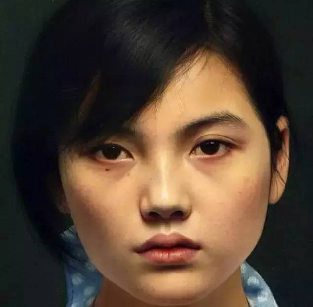 写实素描头像图片冷军