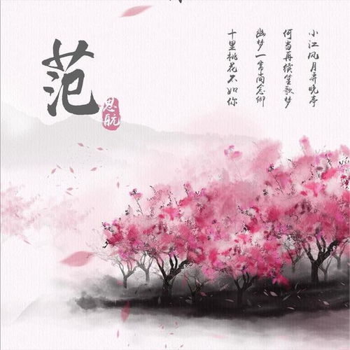  微信头像,姓氏头像,超好看的古风桃花姓氏头像,领走你的姓氏