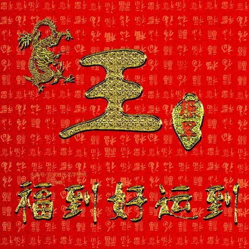  姓氏头像2019新春版