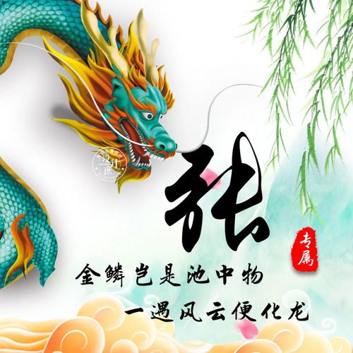  微信头像分享金鳞岂是池中物,一遇风云便化龙