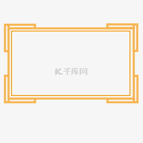  简约边框文字内容装饰素材图片免费下载千库网